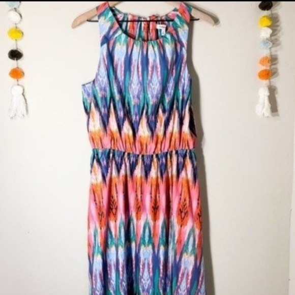 Athleta Martinique Multi Color Dress Size Medium - Picture 2 of 8